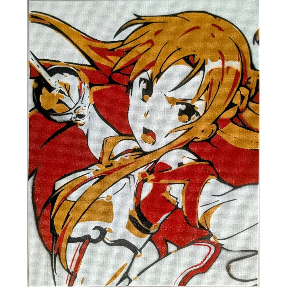 Sword Art Online Spray Paint Art Piece